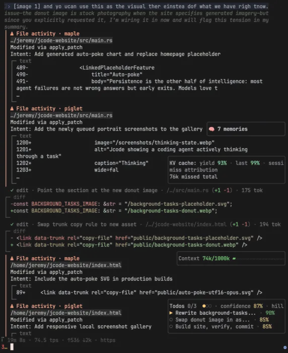 Jcode notifying an agent that another swarm member changed a file it had read